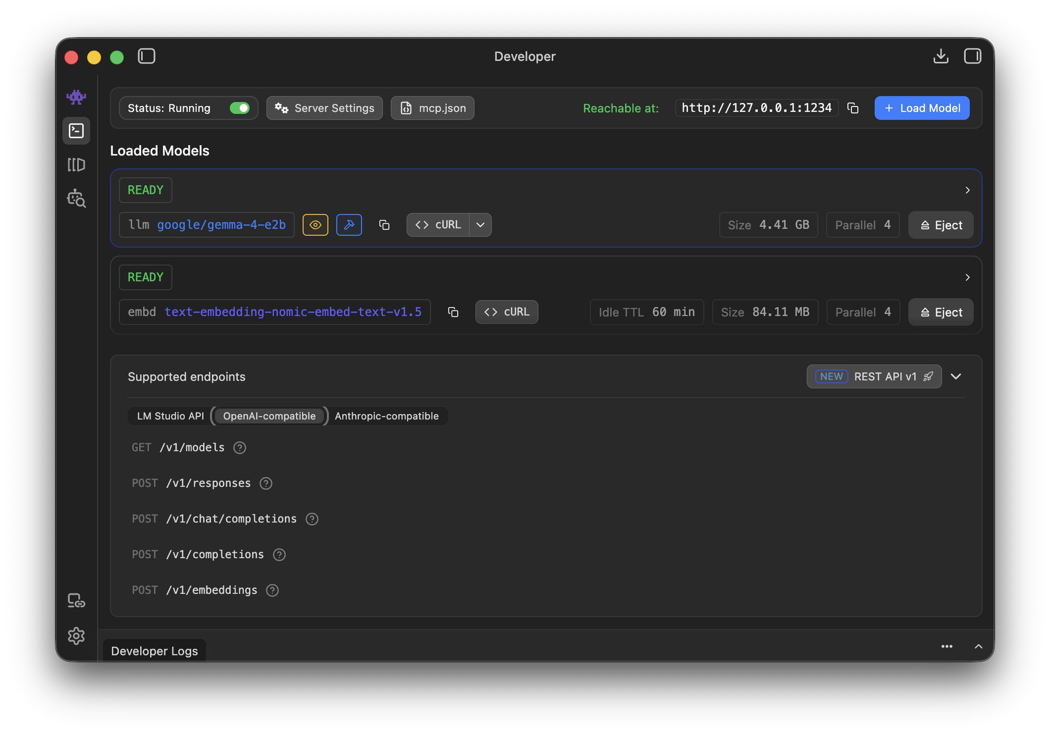 LM Studio - HTTP Server